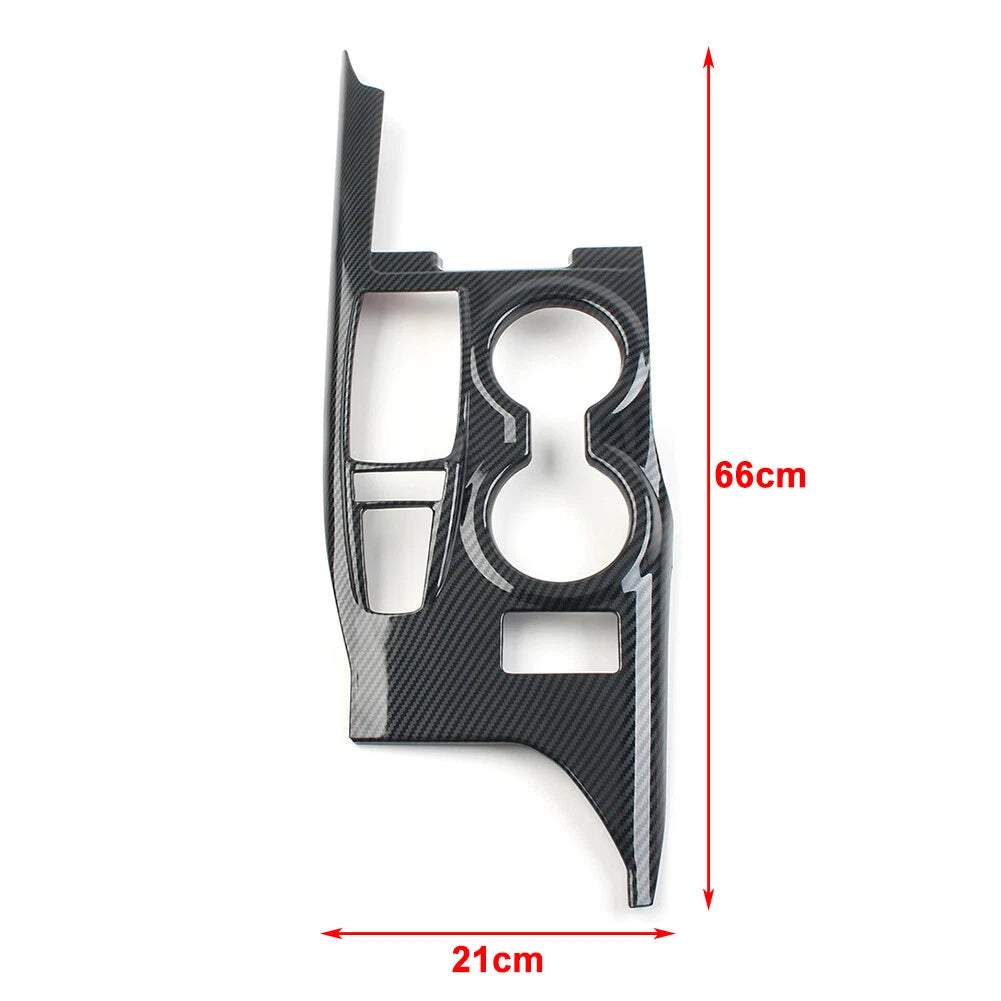 Carbon Fiber Interior Gear Shift Box Panel Cover Trim For Toyota Camry 2018-2020