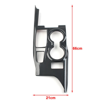 Carbon Fiber Interior Gear Shift Box Panel Cover Trim For Toyota Camry 2018-2020