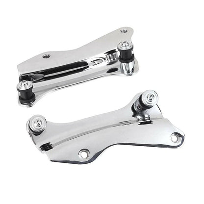 4-Point Chrome Docking Hardware Kit For Harley Touring Road King Glide 14-2020