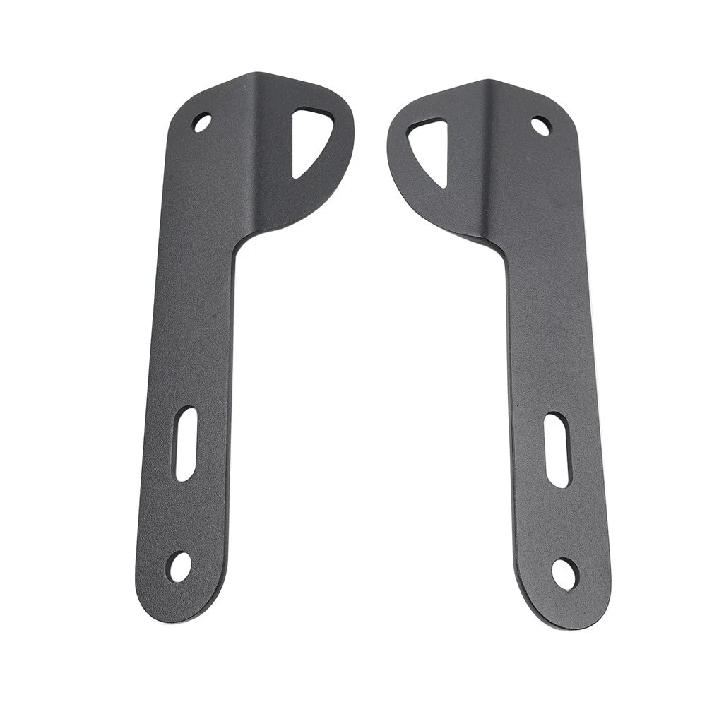Pair Front Teardrop Tie-Down Brackets Mount For Harley Touring Street Glide FLTR