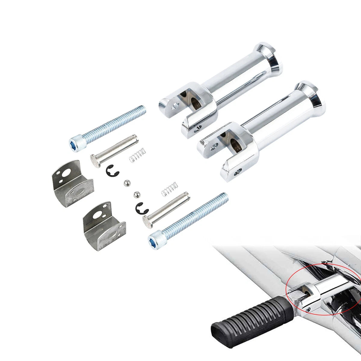 Rear Passenger Foot Peg Support Mount Fit For Harley Softail Fat Boy 2018-2025