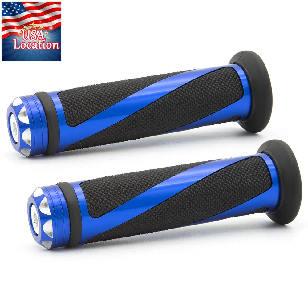 For Yamaha RAPTOR 250 2008-2013 Fold Extend Brake Clutch Levers Grip Handle Blue