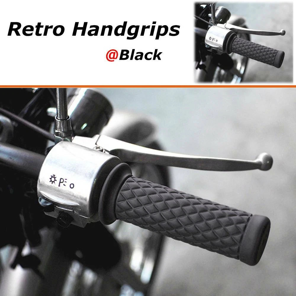 7/8"&1" 22MM Rubber Motorcycle Motorcross Hand Grip Handlebar For ATV Dirt Bike
