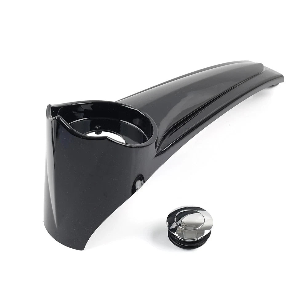 Stretched Dash Panel+Gas Tank Cap Cover For Harley Electra Street Glide 86-2007