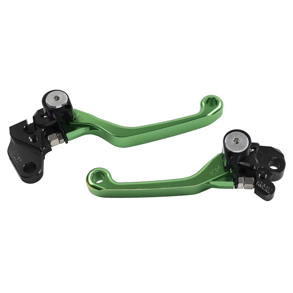 Pair Pivot Brake Clutch Levers For Kawasaki KLX 300SM KLX 250/S/SF KLX150L Green