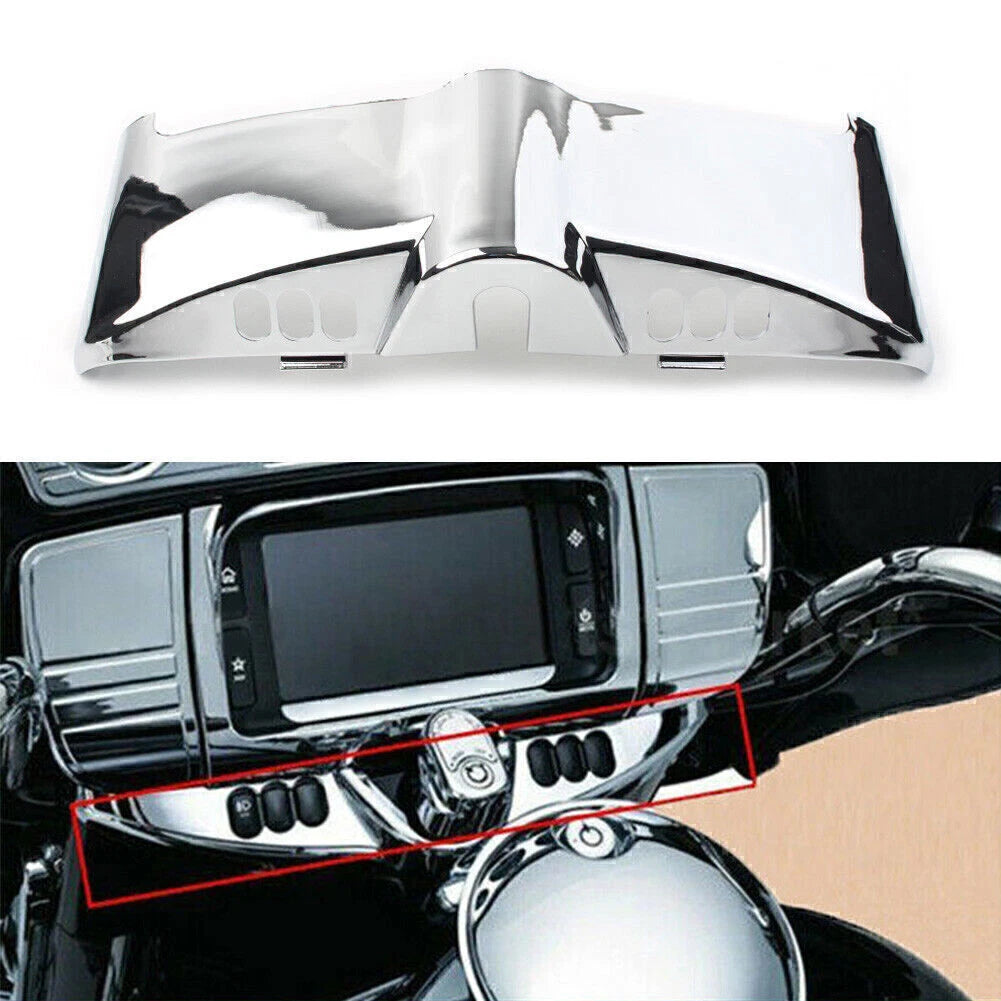 Fairing Switch Panel Dash Accent Cover Chrome Fit Harley Electra Street Glide US