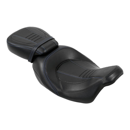 Gel Driver Passenger Seat Fit For Harley Touring Street Glide Road King 2009-23