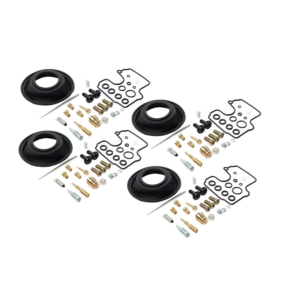 4 Sets Carburetor Carb Repair Rebuild Kits Gasket For Yamaha YZF-R1 1998-2001