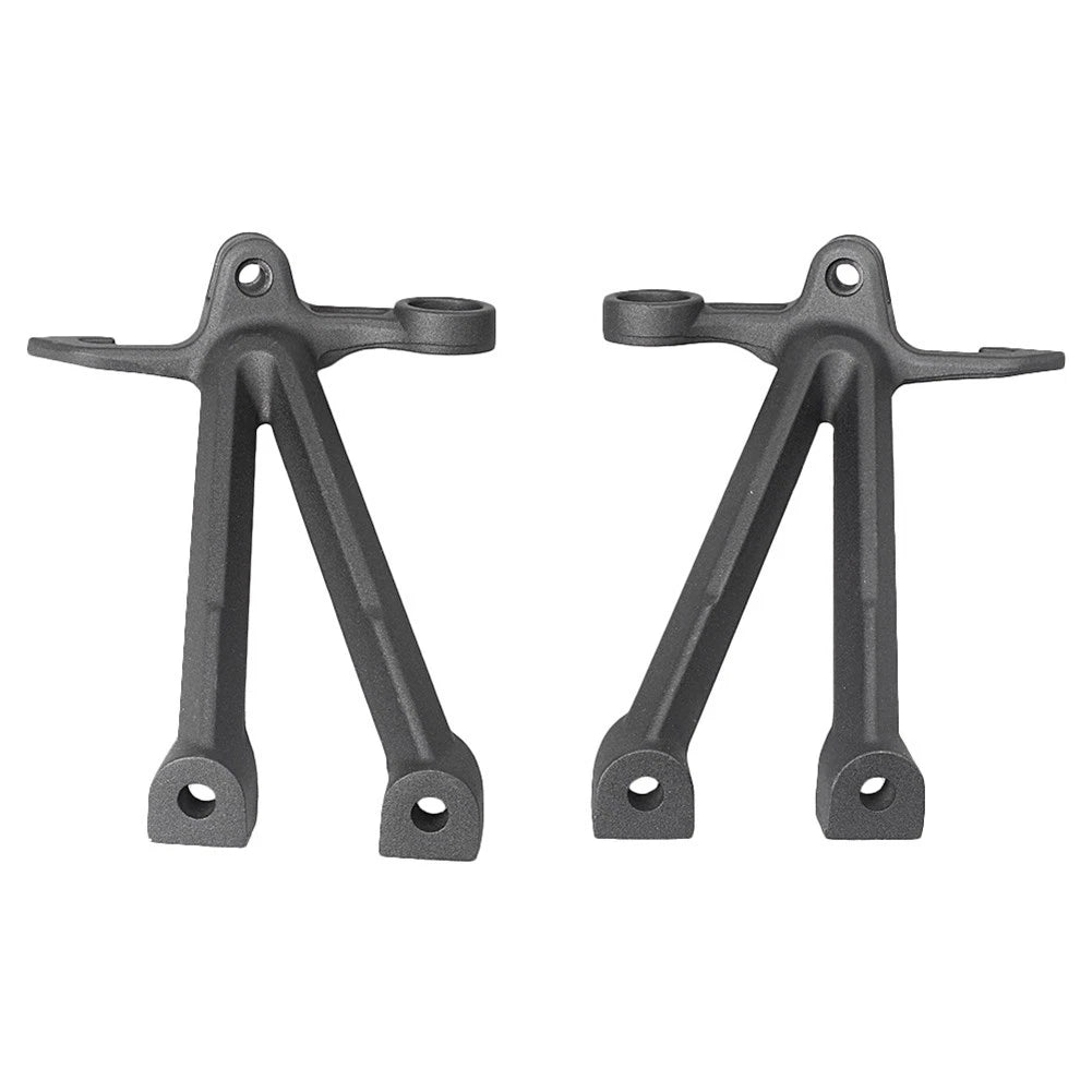 1x Footrest Assembly Kit w/ Foot Pegs Black Fit For Suzuki GSXR1000 2007-2008