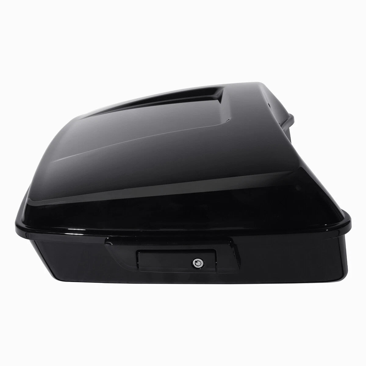 Black Chopped Trunk Mount Rack Fit For Harley Touring Road Glide King 2014-Up 15