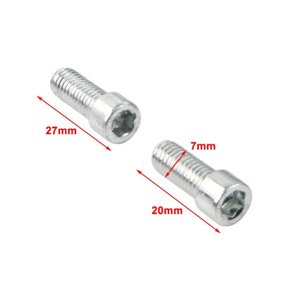 Universal 8mm Folding Passenger Foot Pegs for Electric Motor Bicycle ATV Black