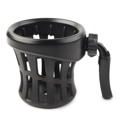 Handlebar Cup Holder Drink W/ Mesh Basket Mount Universal Fit Harley Motorcycle