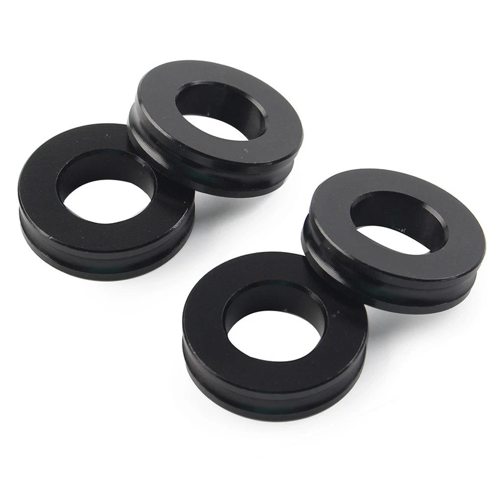 4x CNC Front Brake Caliper Spacer Kit Black For Ducati Panigale V4/R/S 2018-2024