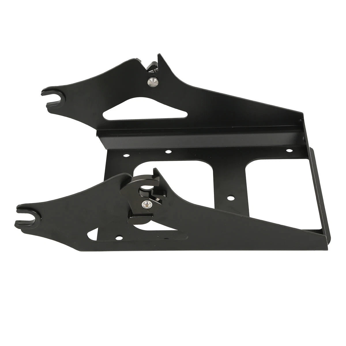 Chopped Trunk Pad Mount Rack Base Plate Fit For Harley Touring 2009-13 12 Black