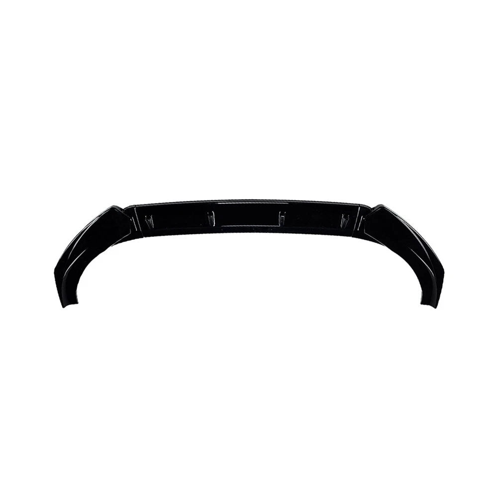 Glossy Black Front Bumper Spoiler Lip For Audi A3 S3 8V Pre-Facelift 2013-2016