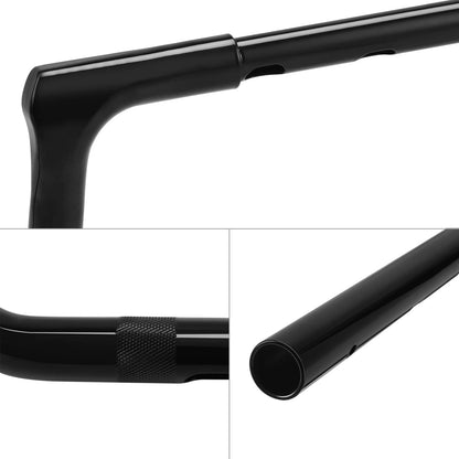 10'' Rise Ape Hanger Bar Handlebar For Harley CVO Road Glide 23-25 FLTRX 24-25