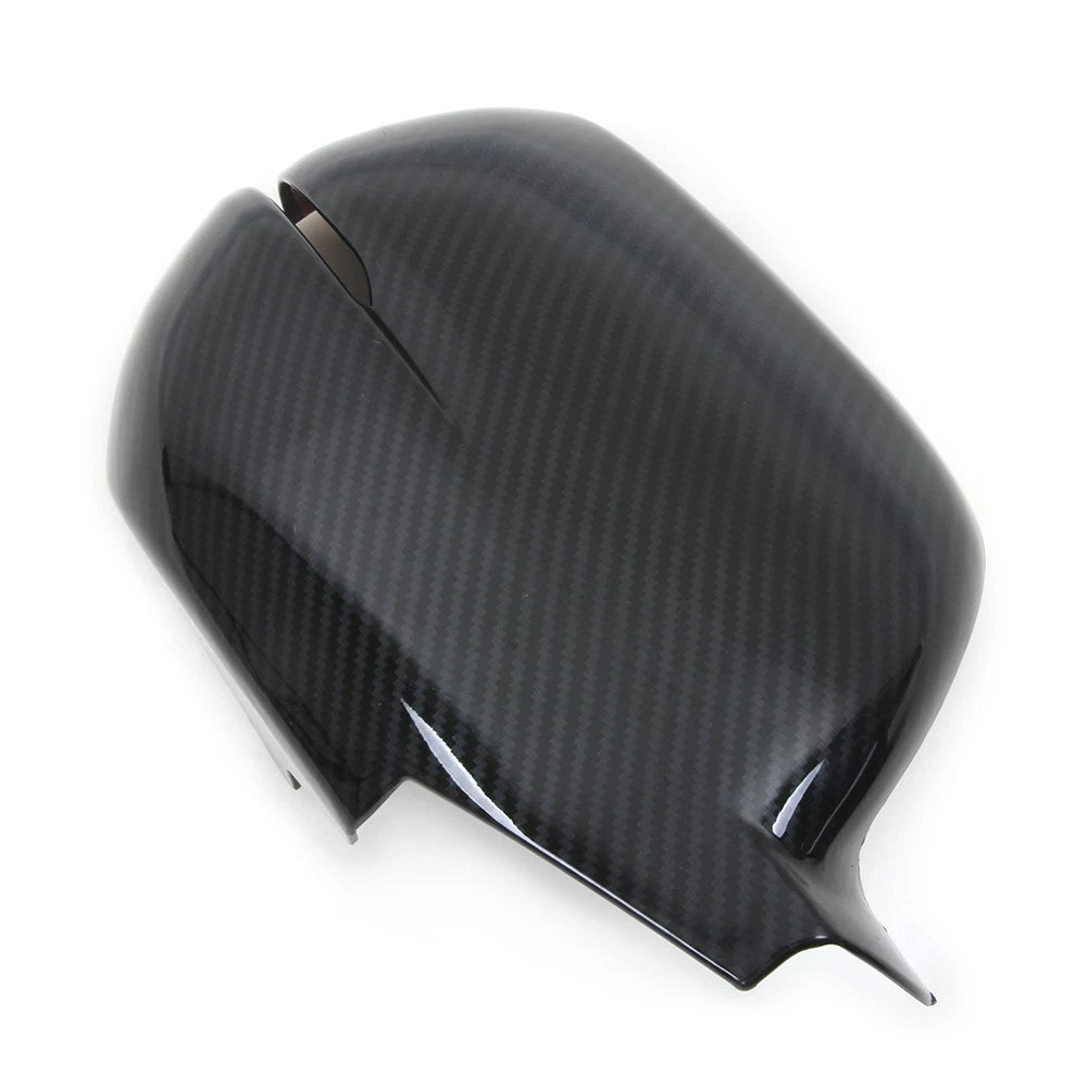 Carbon Fiber style Rearview Side Mirror Cover Caps Trim For Honda CR-V 2017-2019