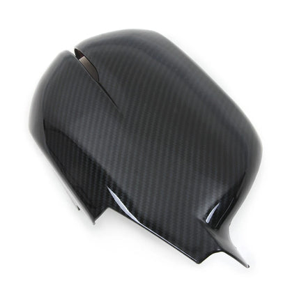 Carbon Fiber style Rearview Side Mirror Cover Caps Trim For Honda CR-V 2017-2019