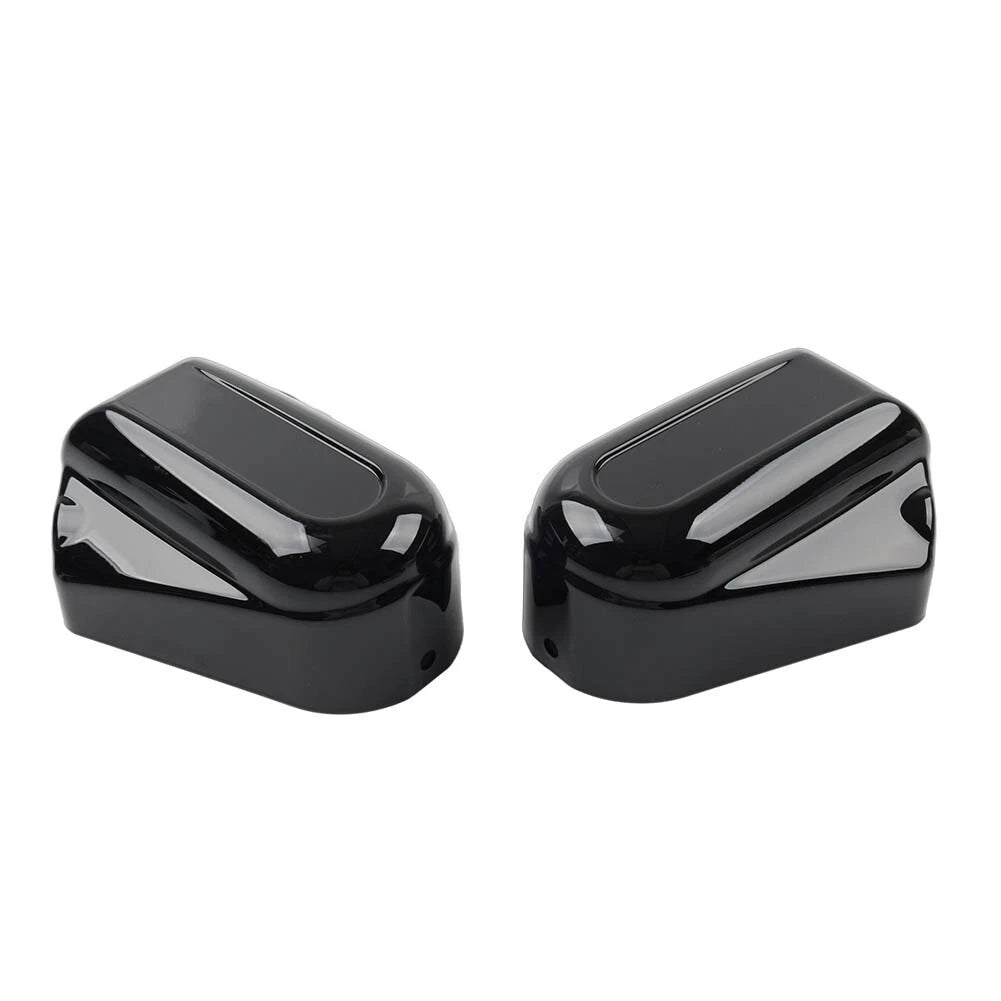 Bar Shield Rear Axle Covers Swingarm Cap For Harley Softail FLSTN 2008-up US