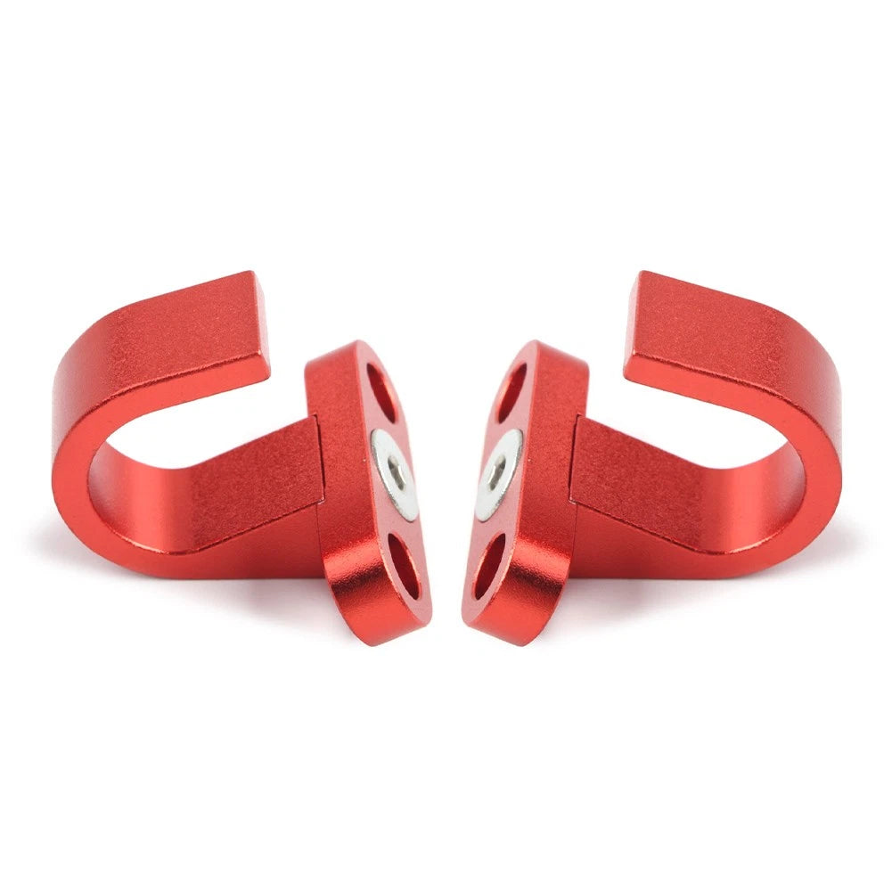 2x Rear Brake Hose Clamp Guide Red For Yamaha YZ125 250 YZ250F YZ450F YZ85 03-22