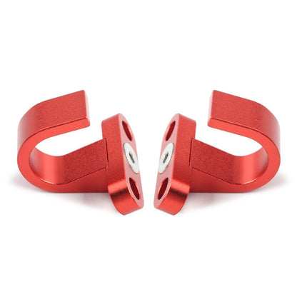 2x Rear Brake Hose Clamp Guide Red For Yamaha YZ125 250 YZ250F YZ450F YZ85 03-22