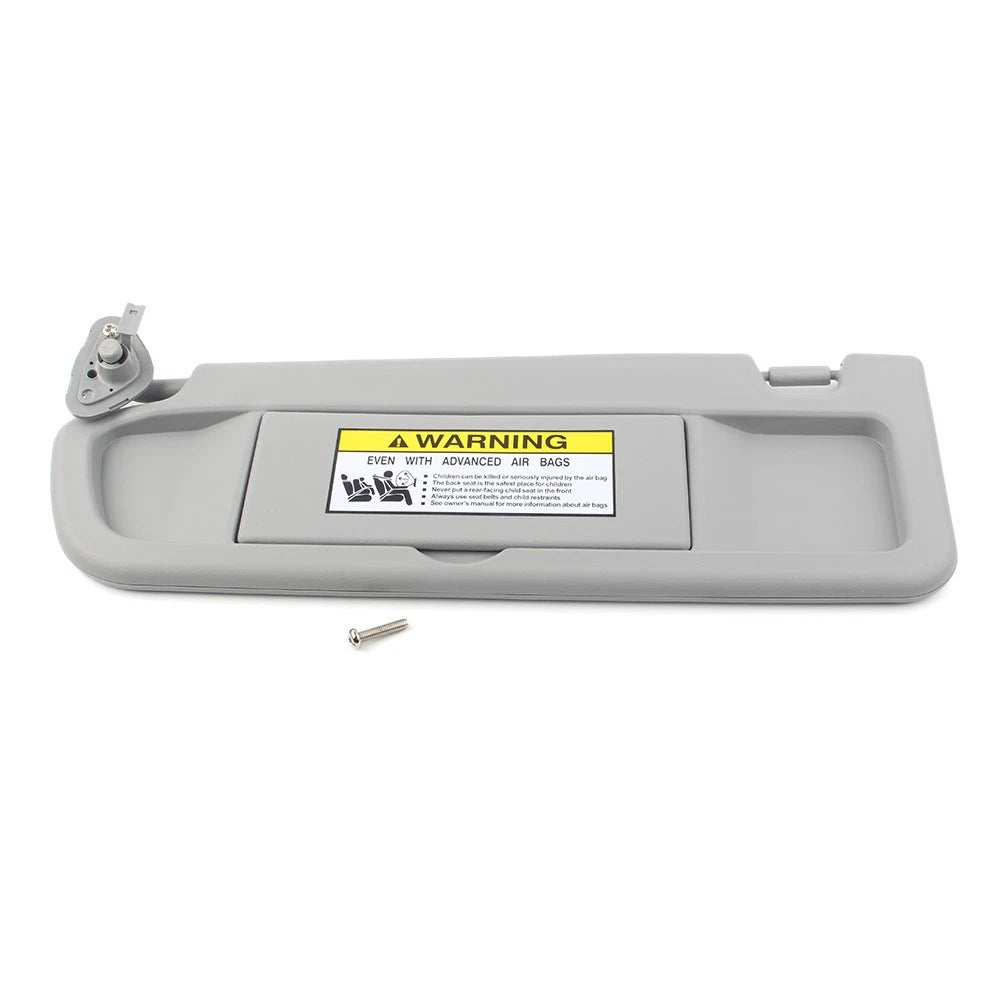 Left Side Sun Visor For Honda Civic EX LX Sedan SI Coupe 2006-2011 Gray Mirror