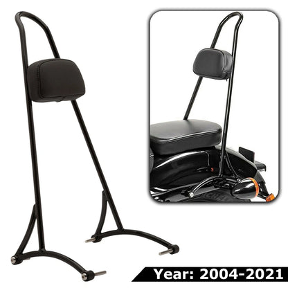 Tall Sissy Bar Passenger Backrest for Harley Sportster XL Iron 883 1200 48 72 XR