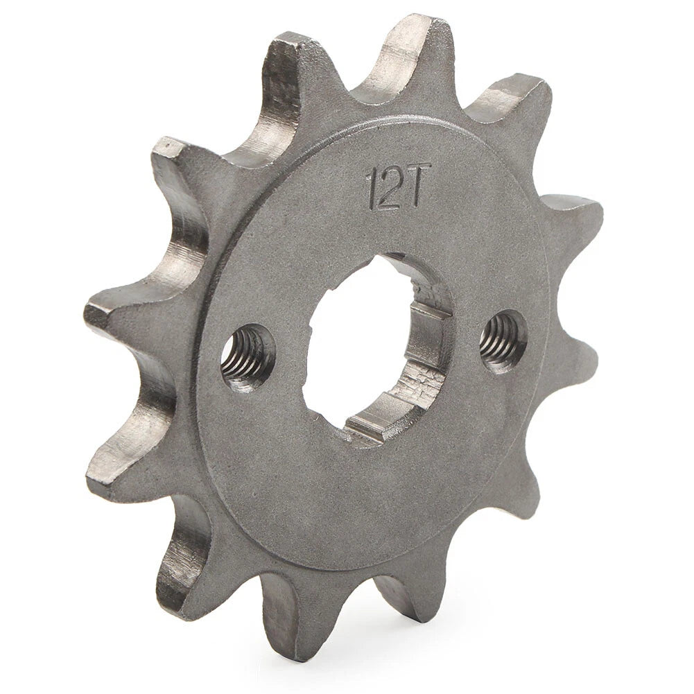 520-12T 20mm Chain Front Sprocket Cog Fit 125cc-250cc Dirt Pit Bike ATV Go Kart