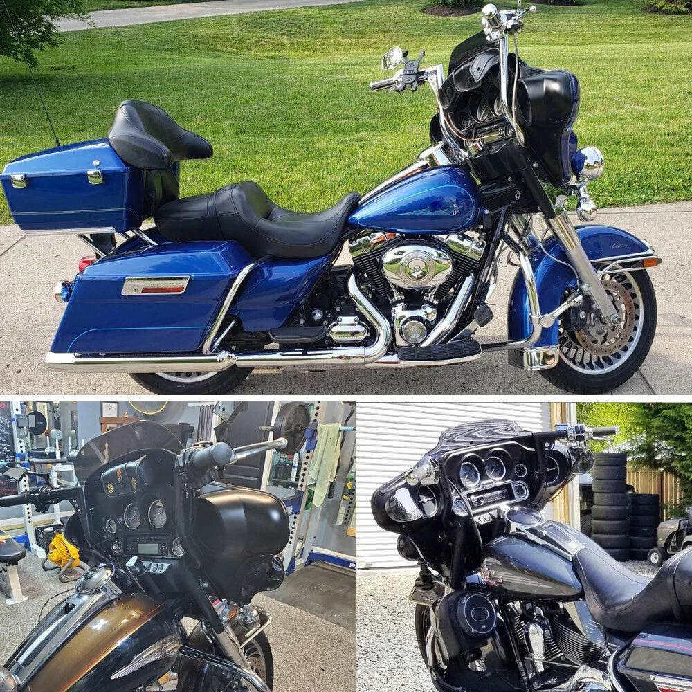 16" Rise Ape Hangers HandleBar For Harley Dresser Electra Street Glide