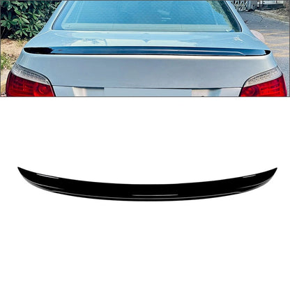 Tail Wing Rear Trunk Spoiler Lip For BMW 5-Series E60 Sedan 2003-2010 Glossy Blk