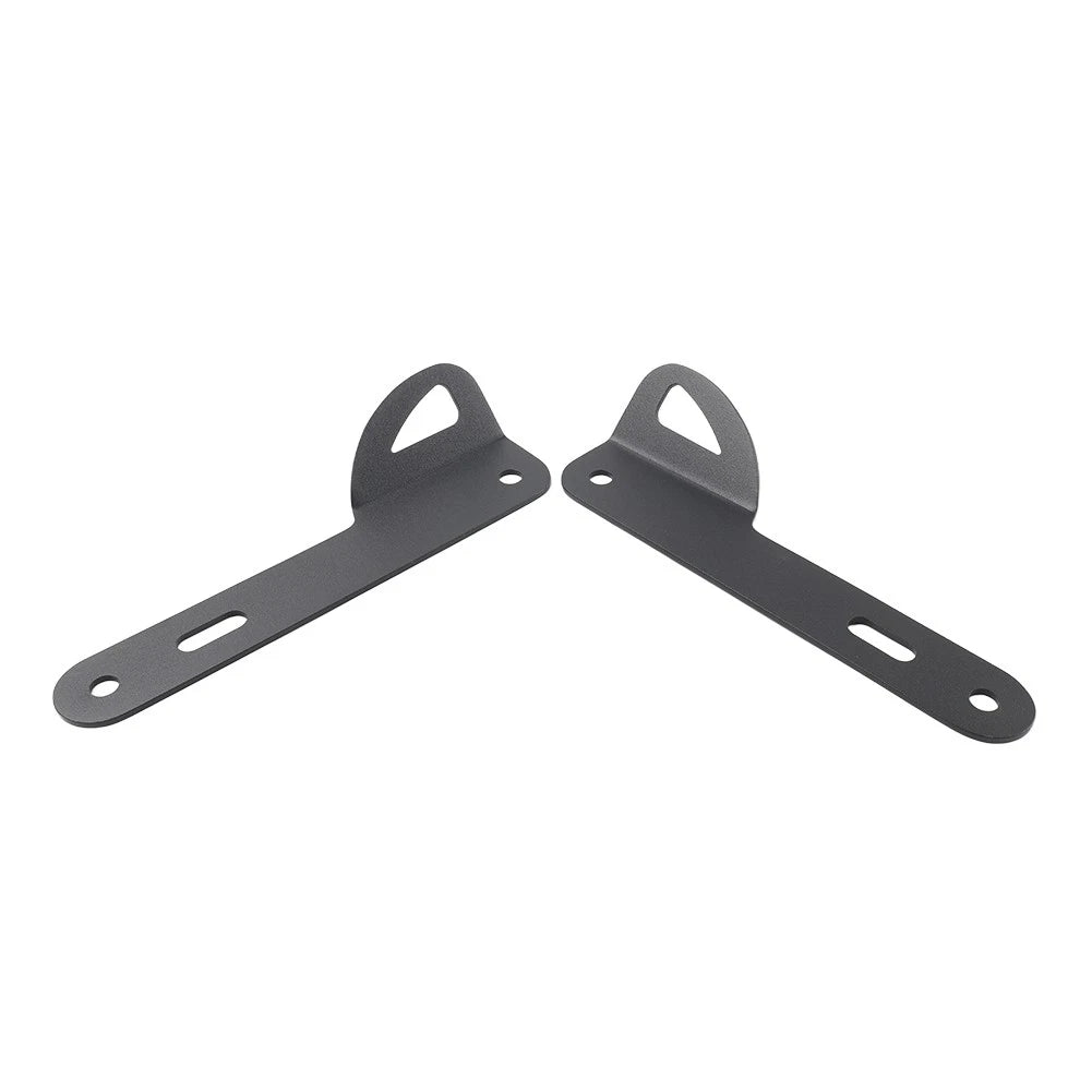 Pair Front Teardrop Tie-Down Brackets Mount For Harley Touring Street Glide FLTR