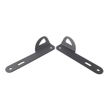 Pair Front Teardrop Tie-Down Brackets Mount For Harley Touring Street Glide FLTR