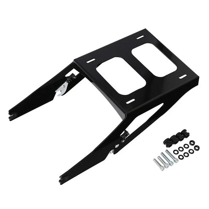 King Trunk Mount Rack Backrest Pad Fit For Harley Sport Glide FLSB 2018-Up Black