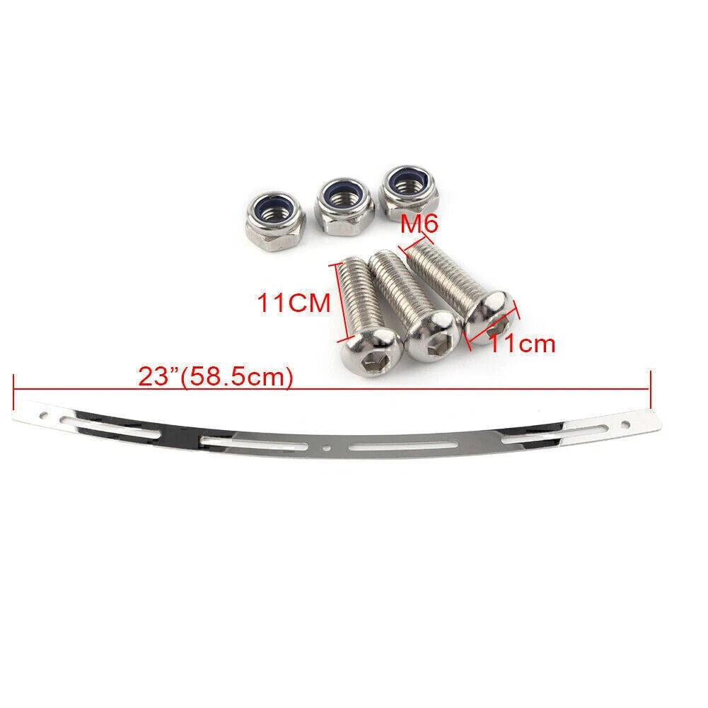 Chrome Fairing Windshield Trim 23" for Harley Electra Street Tri Glide 1996-2013