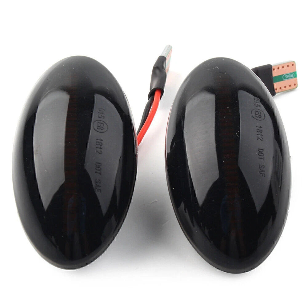 LED Sequential Dynamic Side Marker Turn Signal Light Fit Mini Cooper R50 R52 R53