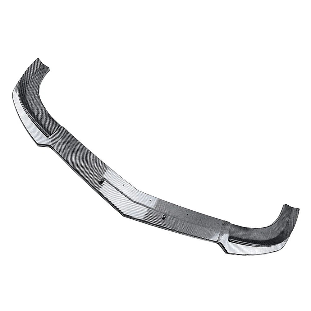Carbon Look Front Bumper Spoiler Lip For Benz C Class W204 C63 Sedan 11-14