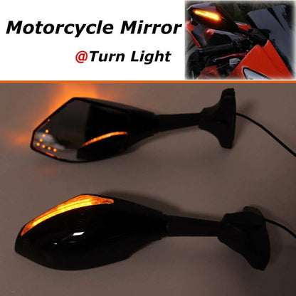 LED TURN SIGNAL MIRRORS For 2001 2002 2003 2004 2005 2006 Yamaha YZF R6 / FZ6R