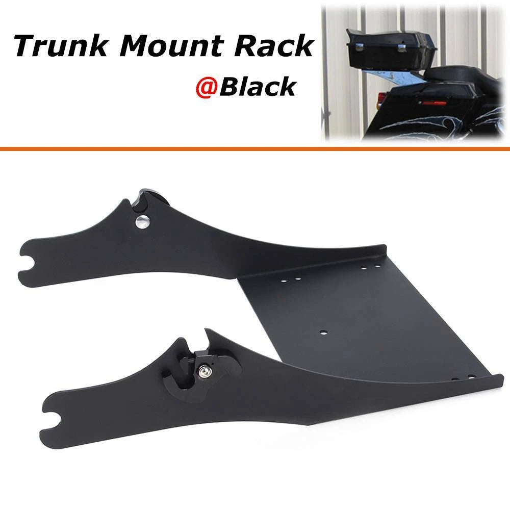 Detachable Tour Pack Pak Luggage Rack Trunk Bracket For Harley Touring 1997-2008