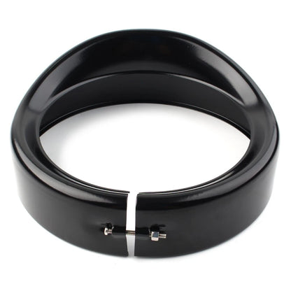 7" HEADLIGHT PASSING LIGHTS LAMP DECORATE TRIM RING VISOR COVER FOR HARLEY