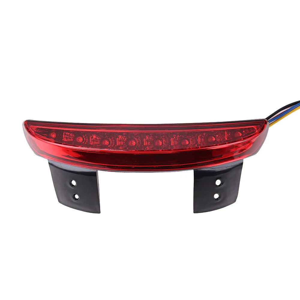 Red LED Fender Edge Brake Turn Signal Rear Tail Light For Harley Sportster XL883