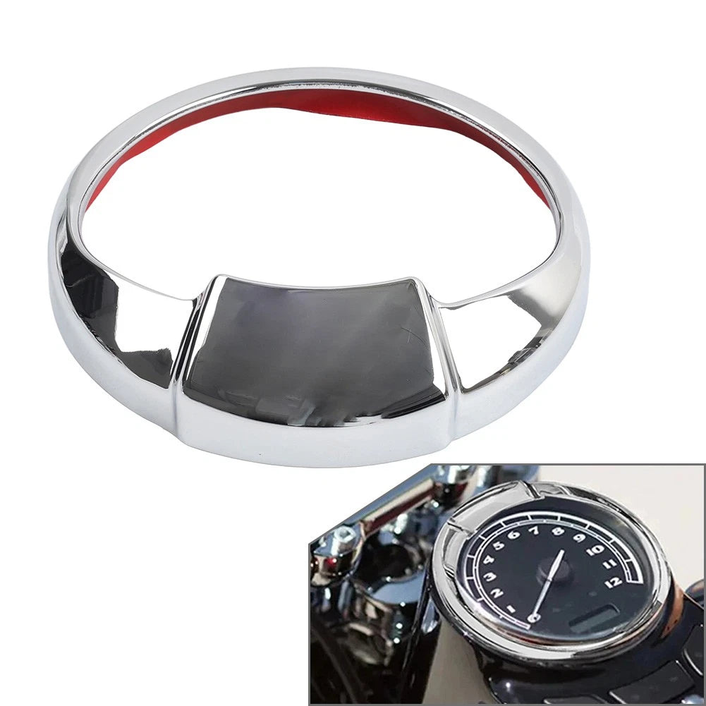 5" Gauge Visor Ring Speedometer Cover Bezel For Harley Road King Dyna Softail