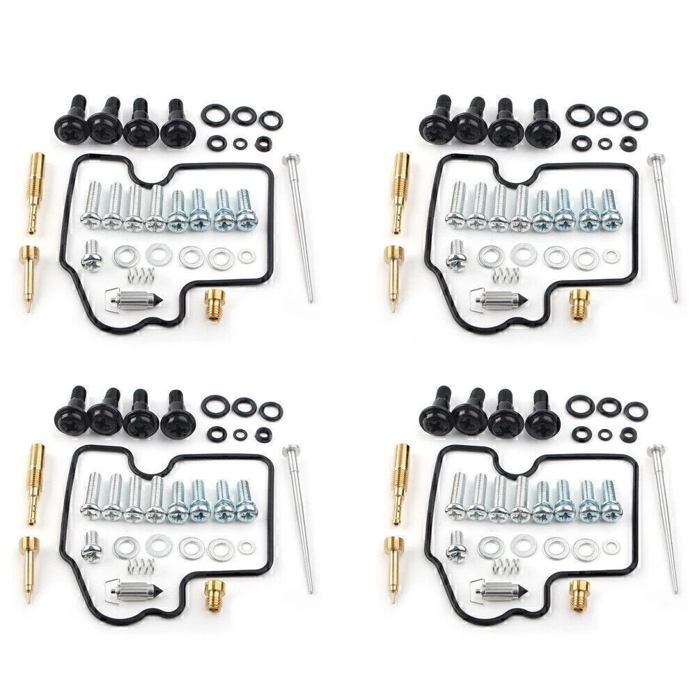 4Sets Carburetor Repair Kits Rebuild Kit For Kawasaki ZX900 Ninja ZX9R 2000-2001