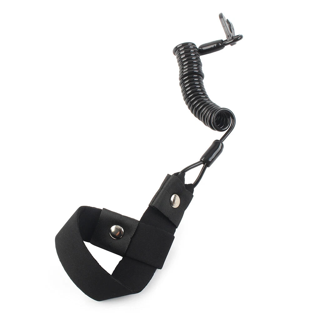 Stop Kill Key Floating Safety Wrist Lanyard Black Fit Yamaha Jet Ski Wave Runner