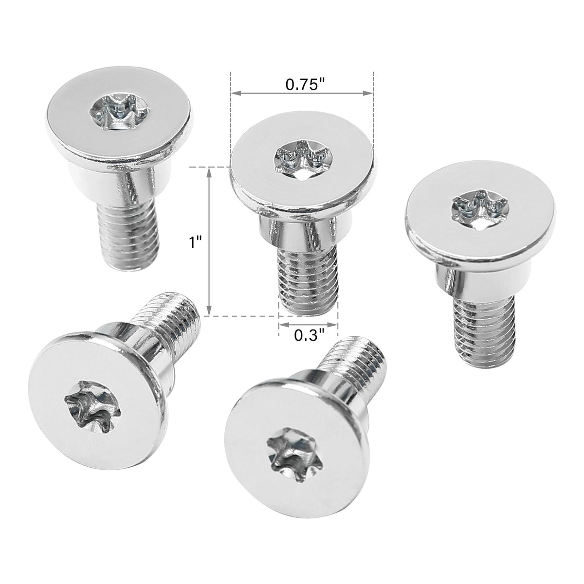 5x Front Disk Brake Rotor Bolts Fit For Harley Touring Road Glide King 2014-2024