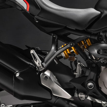 Rear Passenger Foot Pegs Pedal Bracket Fit For Ducati Monster 821 Stealth 19-21