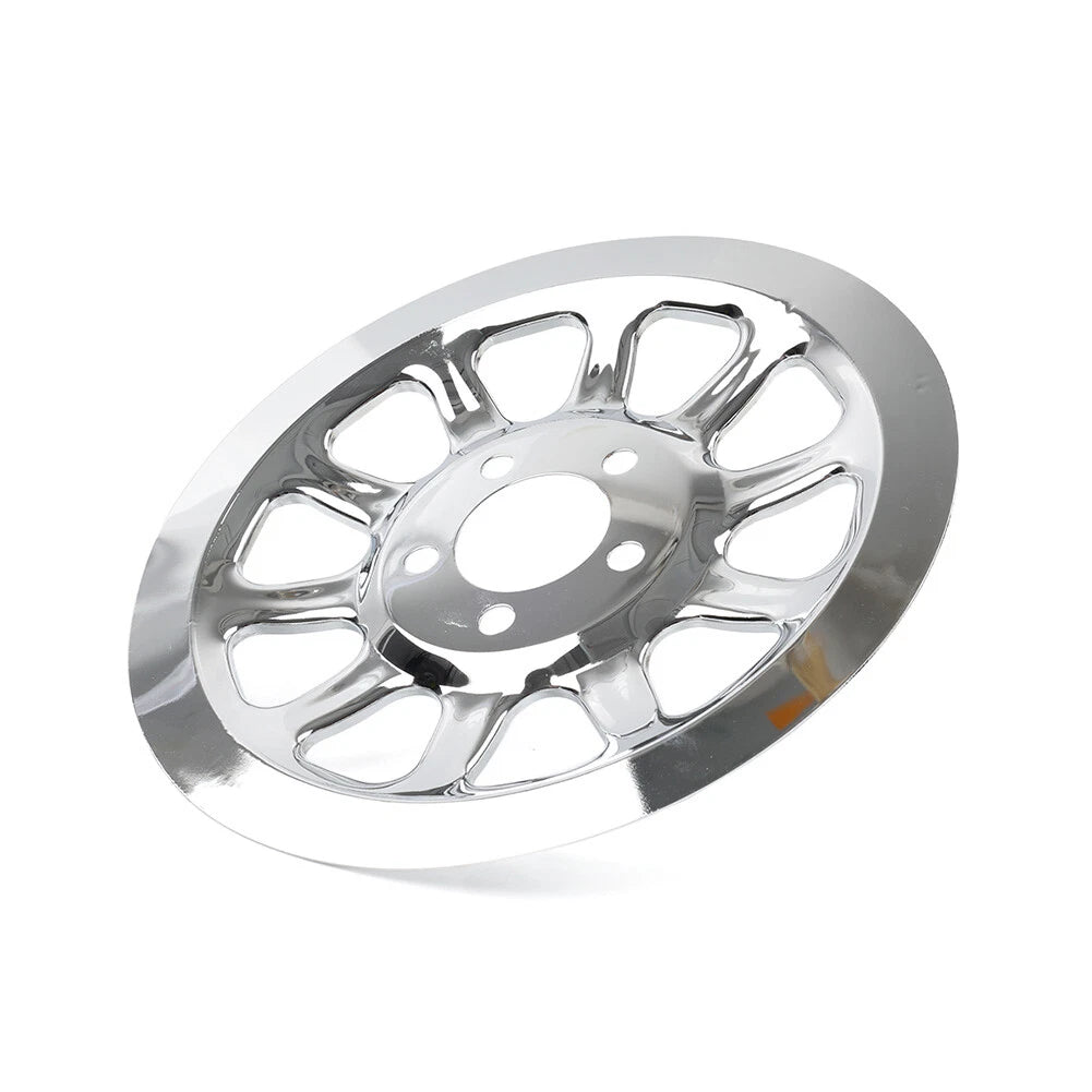Outer Rear Pulley Cover Insert For Harley Softail Fat Boy FLST FXST Chrome Motor