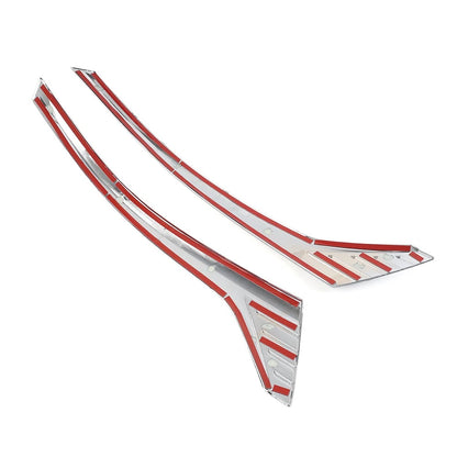 Headlight Lamp Light Trim ABS Chrome Fit for Toyota Voxy R80 2018 2019 2020 2pcs