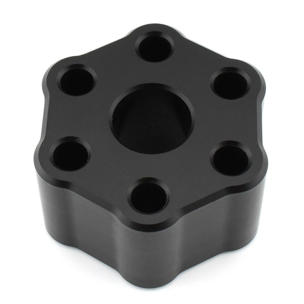 Black Solid Supercharger Coupler Isolator For Jaguar Land Rover 3.0L 2013-17