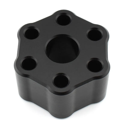 Black Solid Supercharger Coupler Isolator For Jaguar Land Rover 3.0L 2013-17
