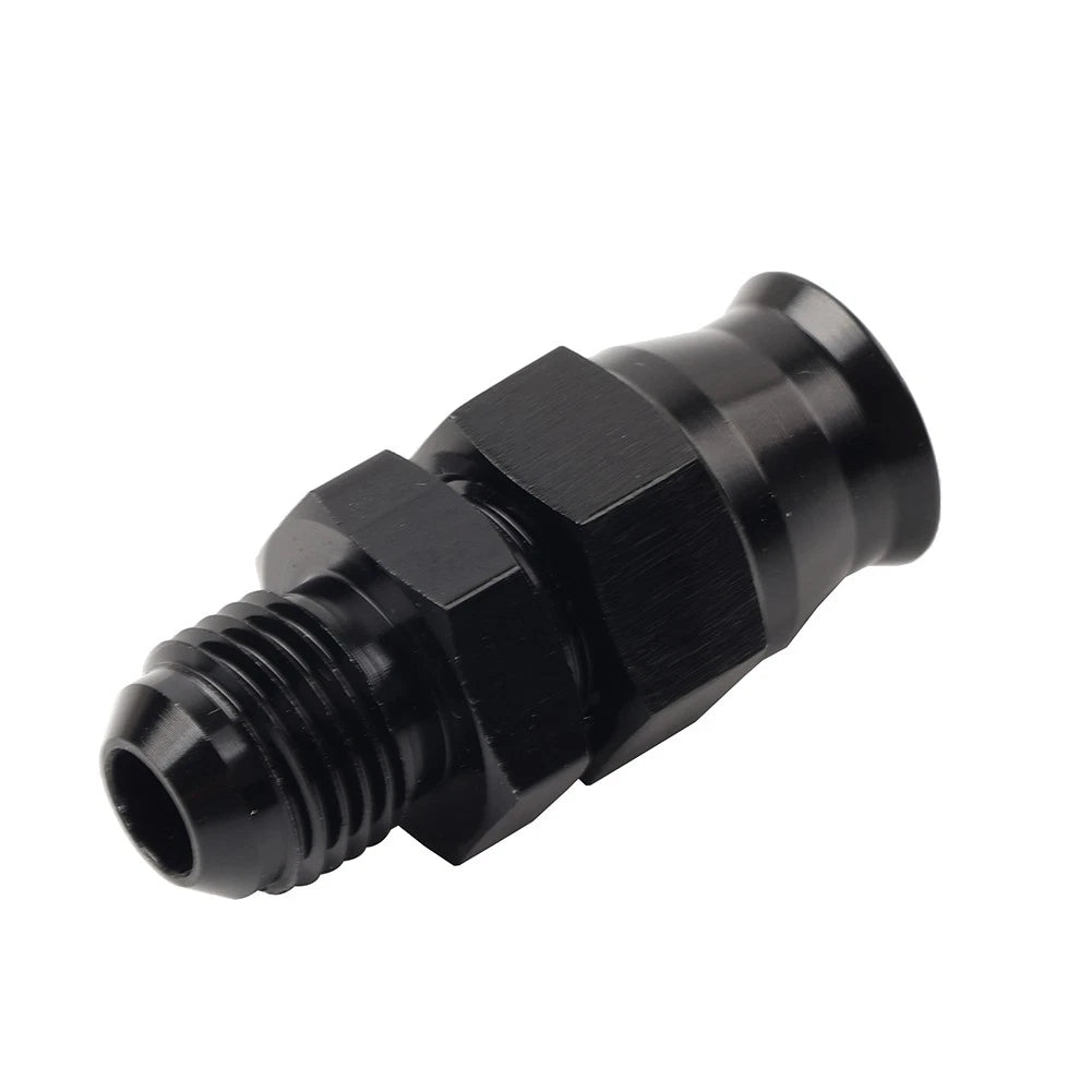 Aluminum 6AN Male to 3/8" Tube Hardline Fuel Line Compression Fitting Adapter